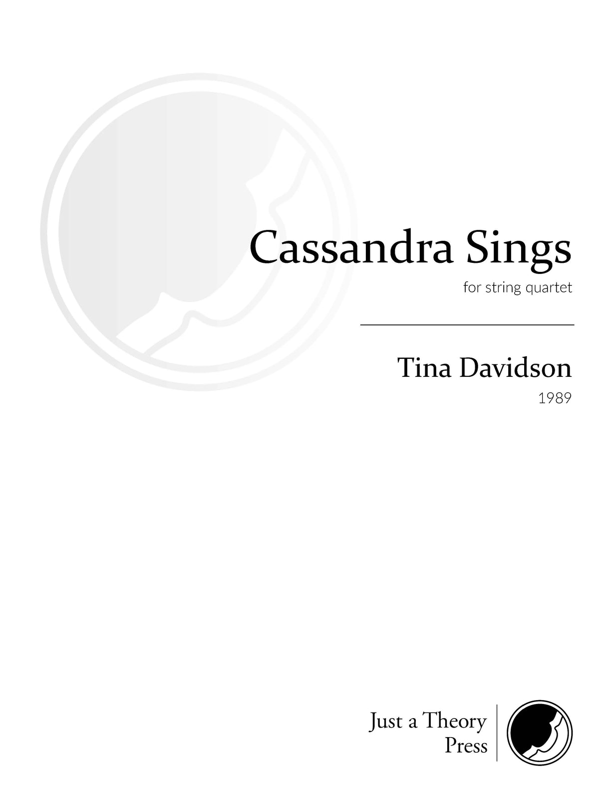 Davidson: Cassandra Sings