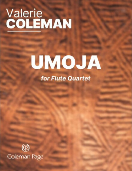 V. Coleman: Umoja (Version for Flute Quartet)