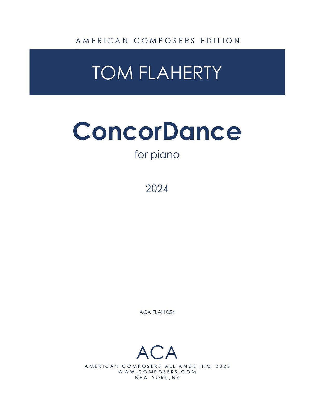 Flaherty: ConcorDance