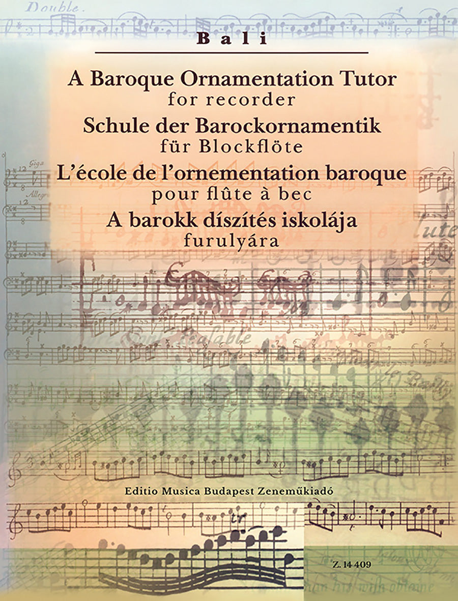 Bali: A Baroque Ornamentation Tutor for Recorder