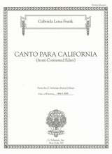 Frank: Canto para California