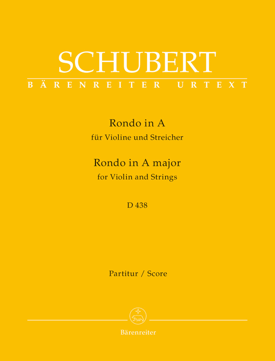 Schubert: Rondo in A Major, D 438