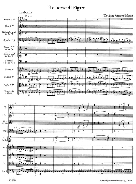 Mozart: Overture to The Marriage of Figaro, K. 492