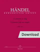 Handel: O come let us sing, HWV 253