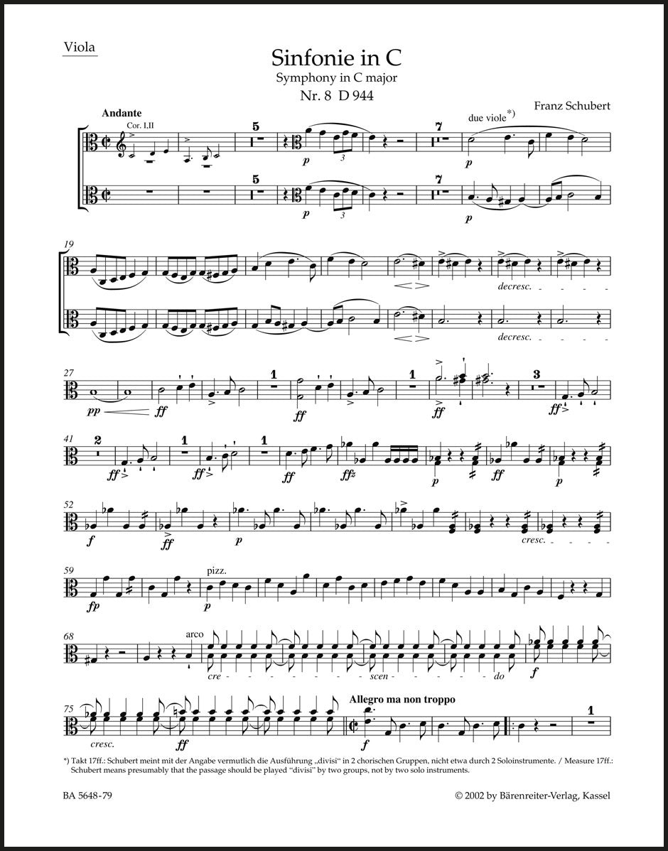 Schubert: Symphony No. 8 in C Major, D 944 (