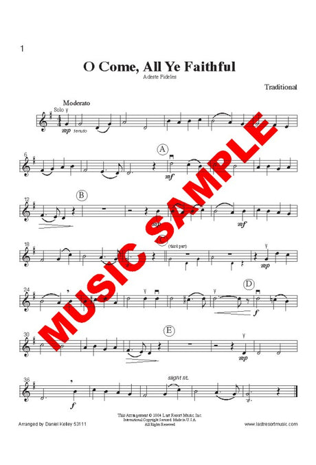 Intermediate Music for Three - Christmas
