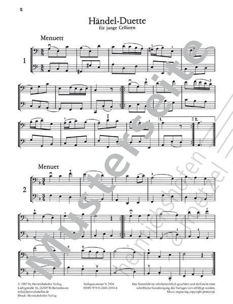 Handel-Duets for Young Cellists