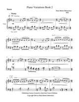 D. Richardson: Piano Variations - Book 2