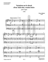 Bédard: Variations sur le choral "Freu' dich sehr, o meine Seele"