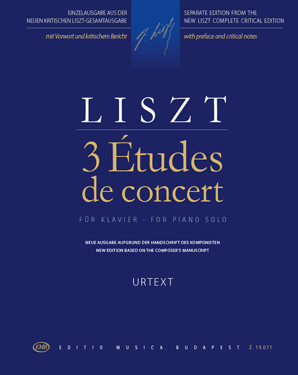 Liszt: 3 Études de concert, S. 144 – Ficks Music