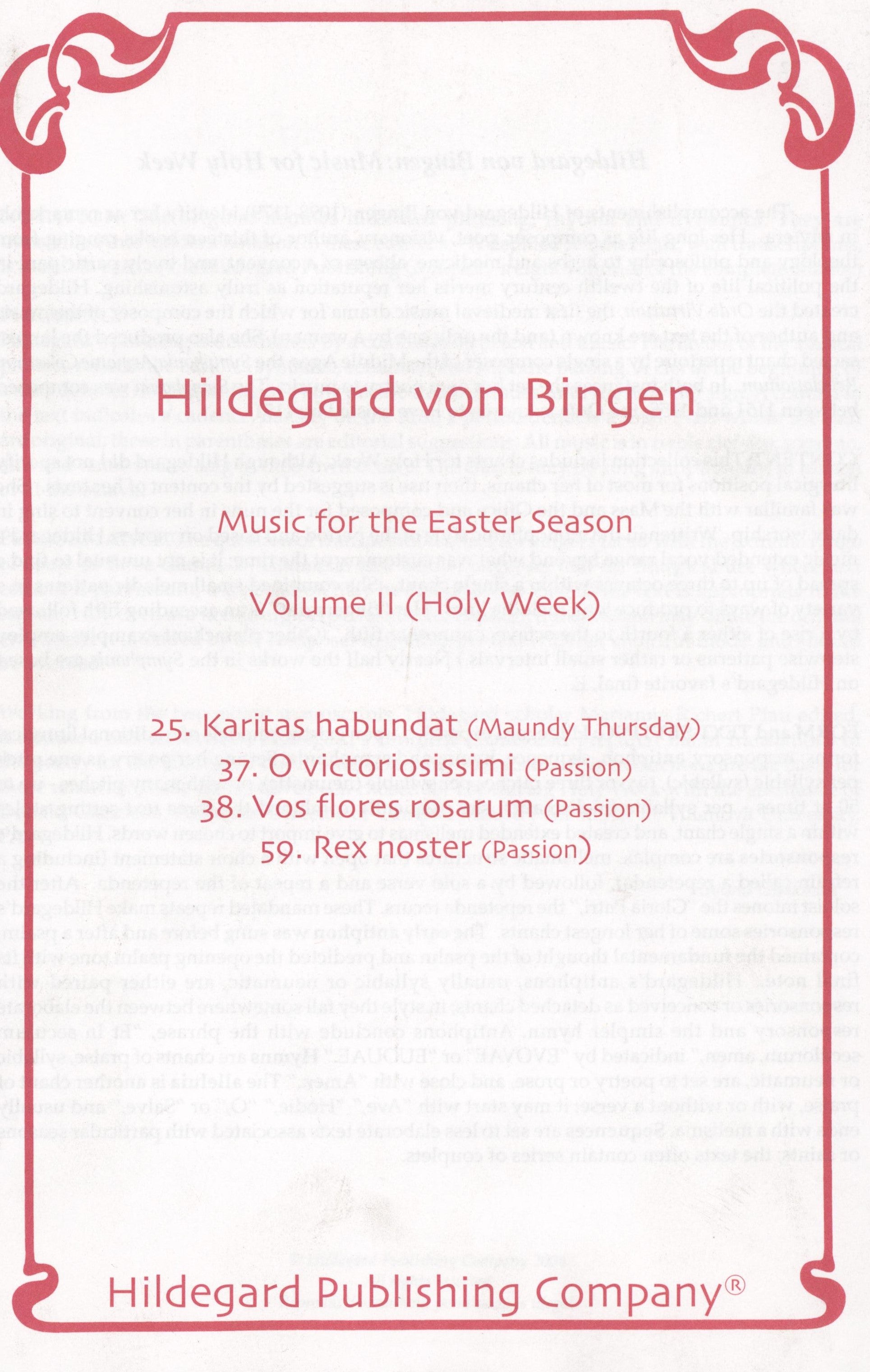 Hildegard: Music for Easter Season - Volume 2 (Holy Week)