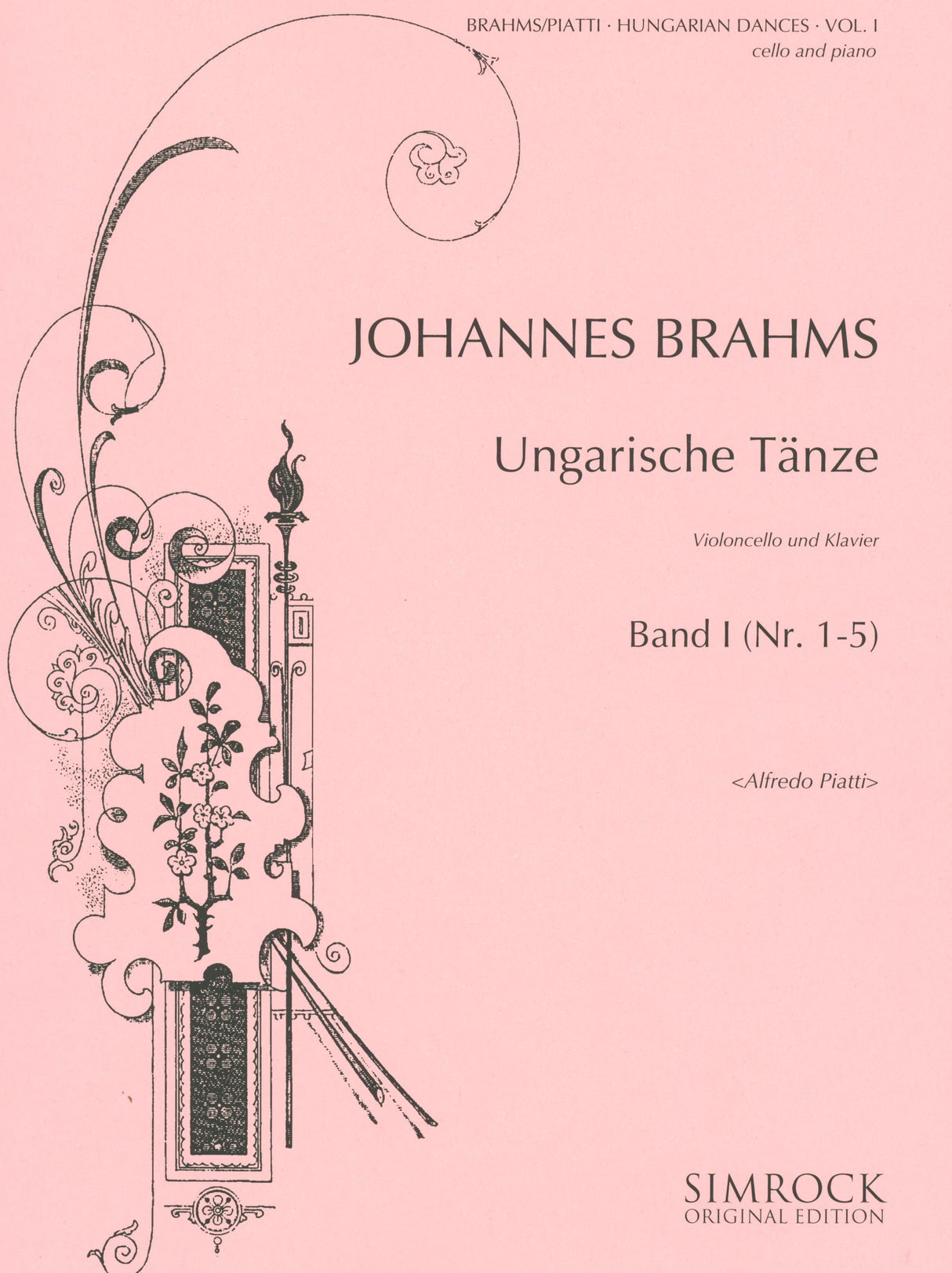 Brahms: Hungarian Dances, Nos. 1-5 (arr. for cello & piano)