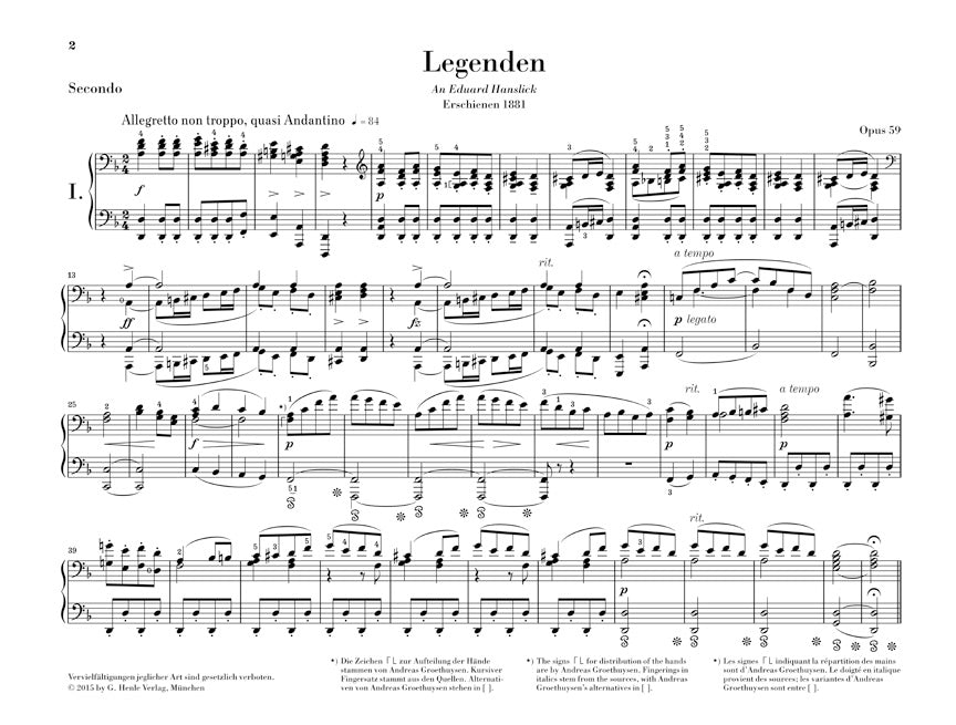 Dvořák: Legends, Op. 59 – Ficks Music