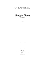 Luening: Song at Noon