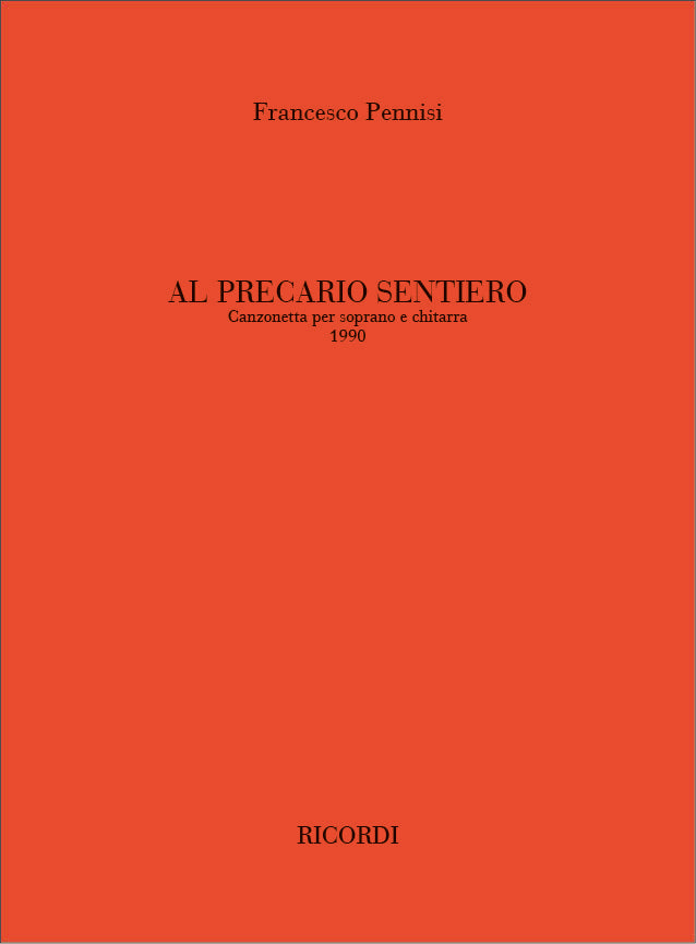 Pennisi: Al precario sentiero