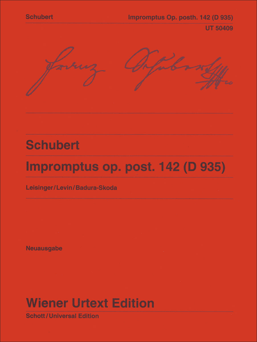Schubert: Impromptus, D 935, Op. posth. 142 – Ficks Music