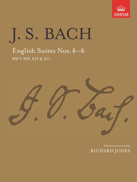 Bach: English Suites Nos. 4–6, BWV 809-811 – Ficks Music