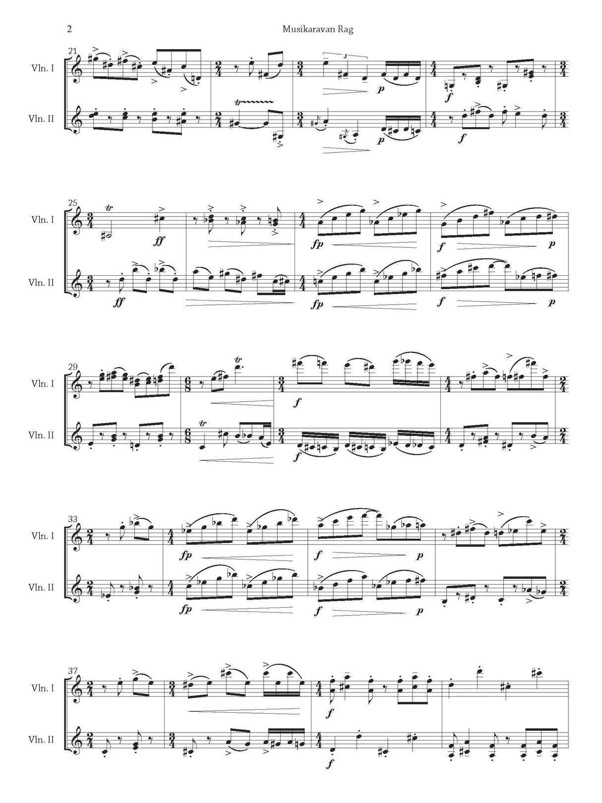 Sohn: Musikaravan Rag