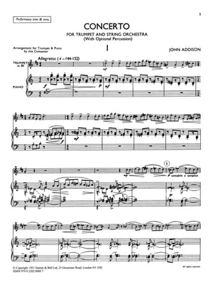 Addison: Trumpet Concerto