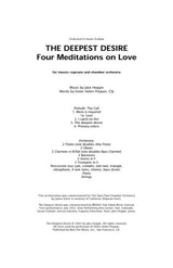 Heggie: The Deepest Desire