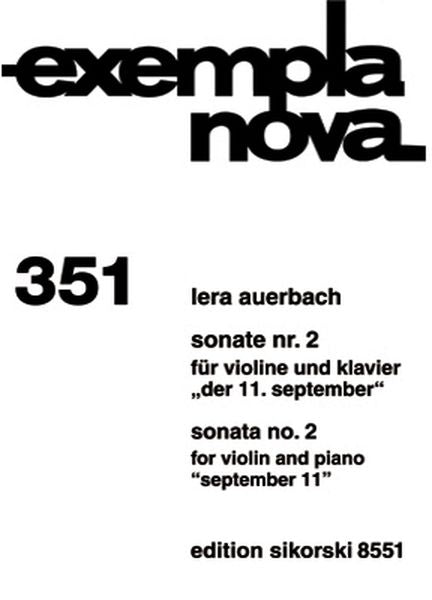 Auerbach: Violin Sonata No. 2