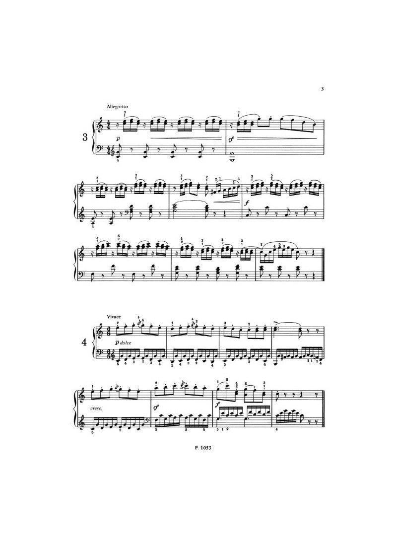 Czerny: 160 Eight-Measure Studies, Op. 821
