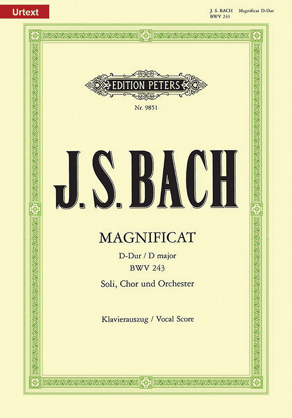 バッハBach／Magnificat J.S. バッハ：マニフィカト 変ホ長調 BWV 243a （シュトゥット