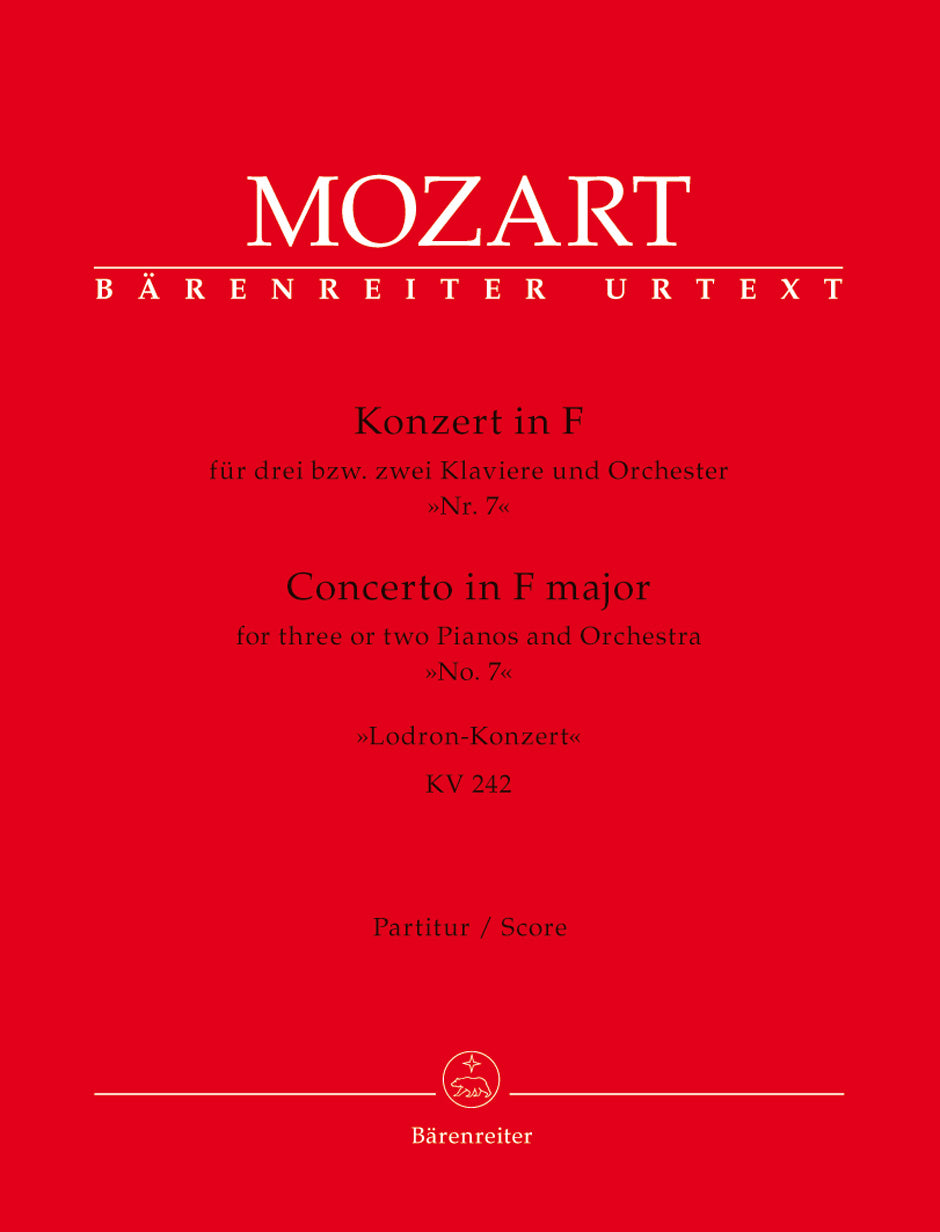 Mozart: Concerto No. 7 for 2 or 3 Pianos, K. 242 (