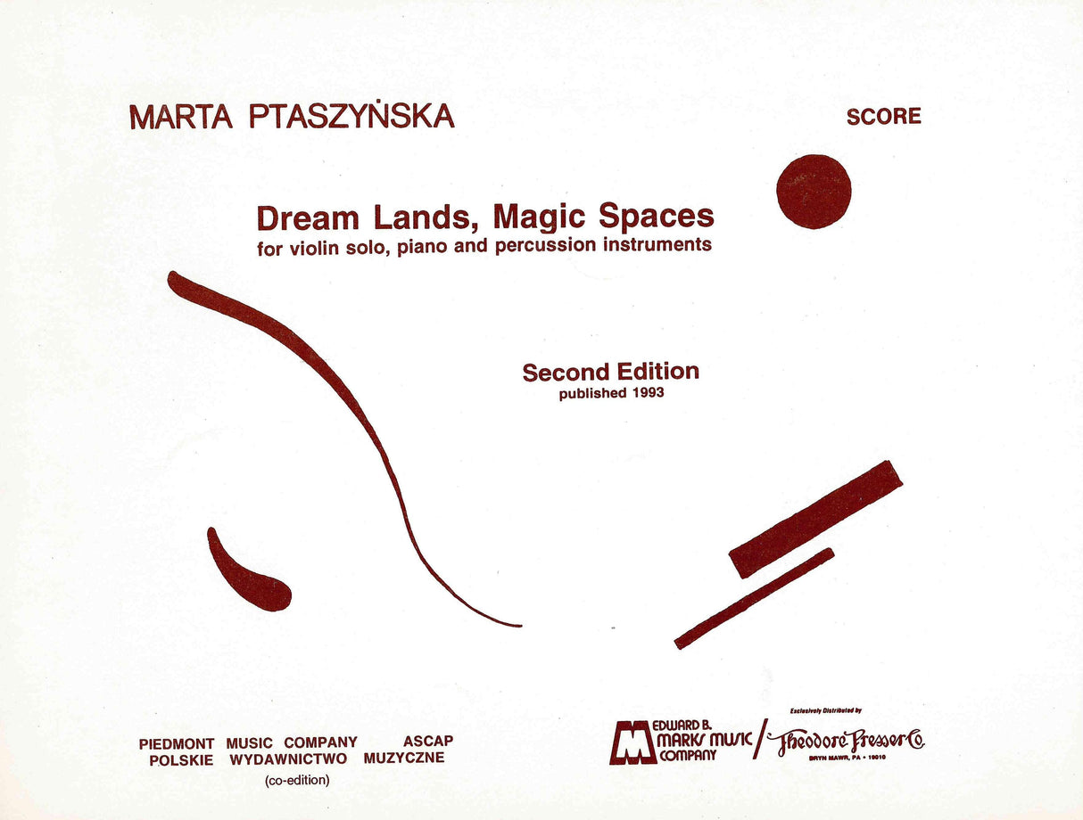 Ptaszyńska: Dream Lands, Magic Spaces