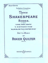 Quilter: 3 Shakespeare Songs, Op. 6