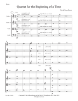 Rosenboom: Quartet for the Beginning of a Time