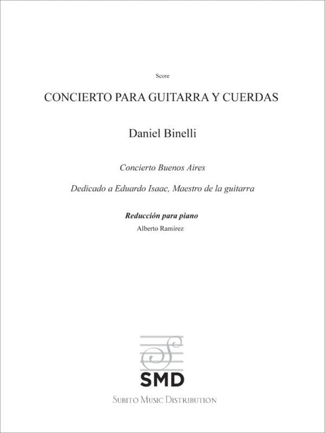 Binelli: Guitar Concerto "Buenos Aires"
