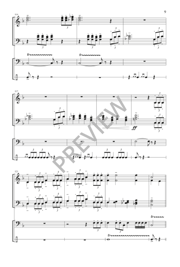 Fanfare and Processional (arr. for SATB and Brass)