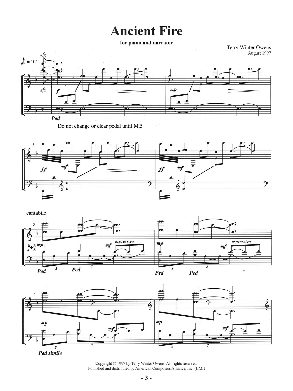 T.W. Owens: Ancient Fire