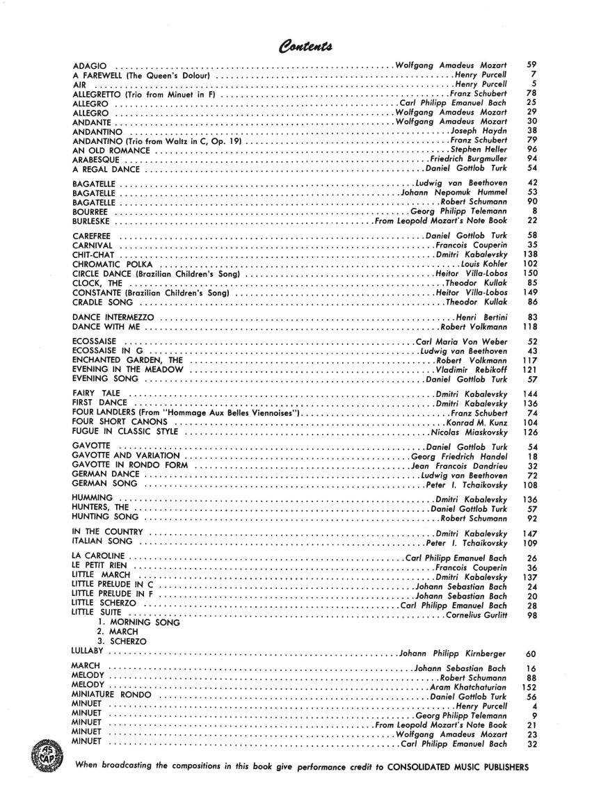 Easy Classics to Moderns