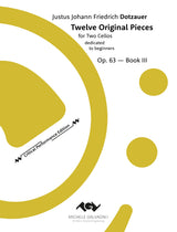 Dotzauer: Twelve Original Pieces, Op. 63 (Book 3)