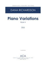 D. Richardson: Piano Variations - Book 4