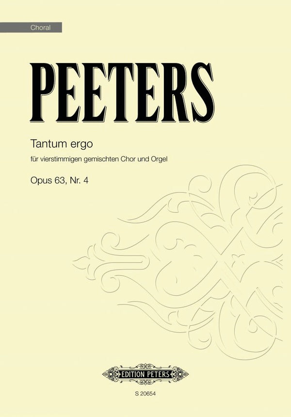 Peeters: Tantum ergo, op, 63 No. 4