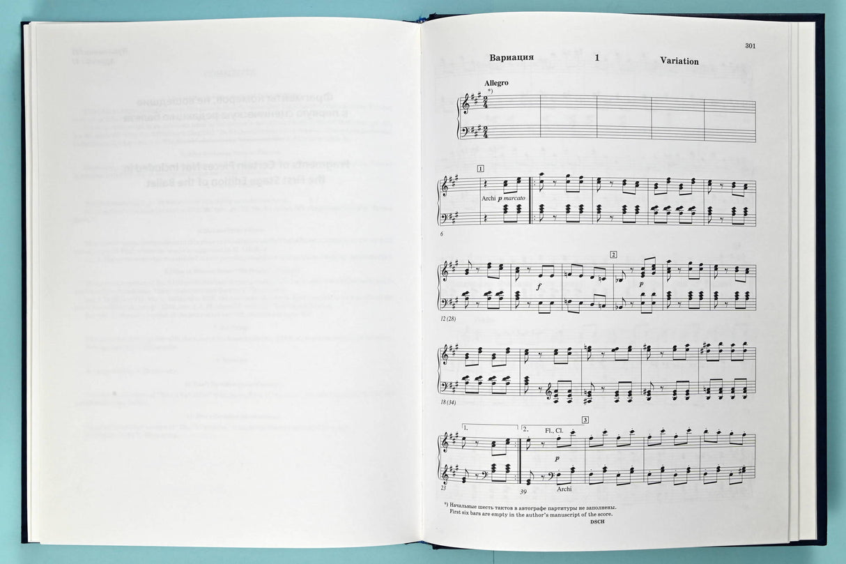 Shostakovich: The Limpid Stream, Op. 39 - Piano Score