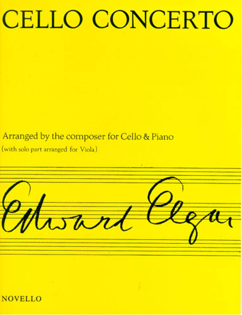 Elgar: Cello Concerto, Op. 85 (arr. for viola piano)