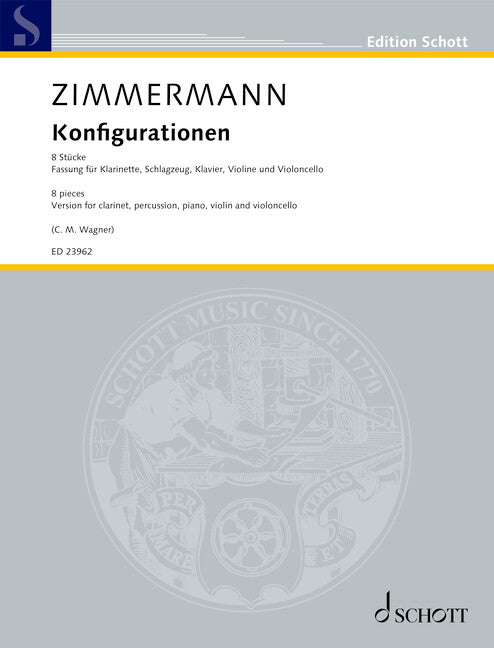 Zimmermann: Konfigurationen (arr. for chamber ensemble)