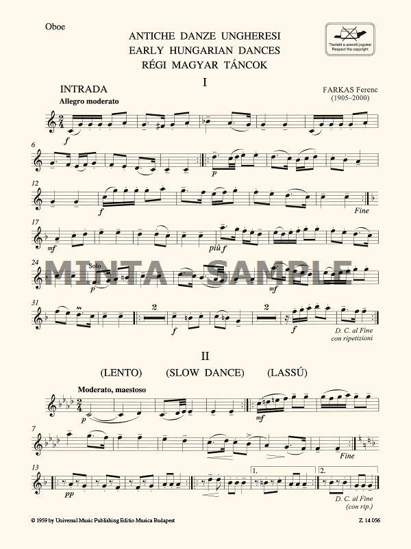 Farkas: Early Hungarian Dances from the 17th Century