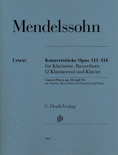 Mendelssohn: Concert Pieces, Opp. 113 and 114 (Version with Piano