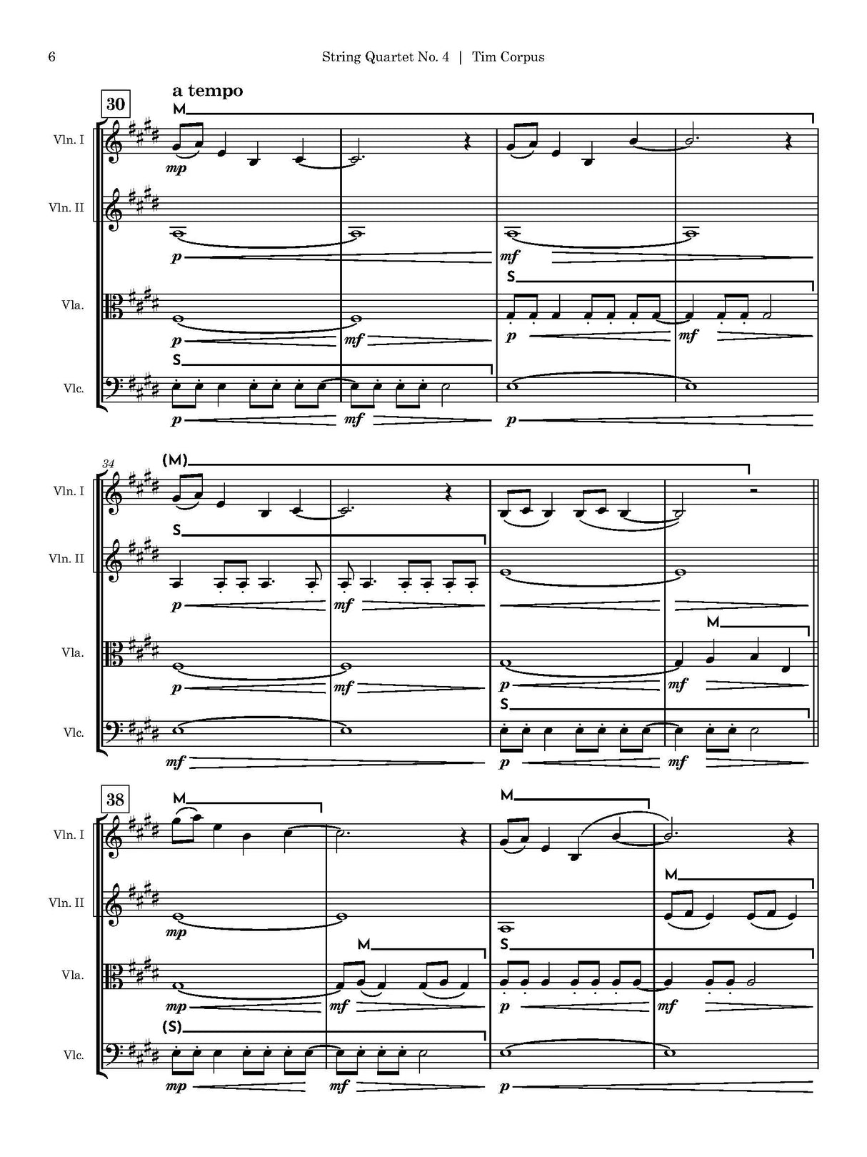Corpus: String Quartet No. 4 ("As We Return")