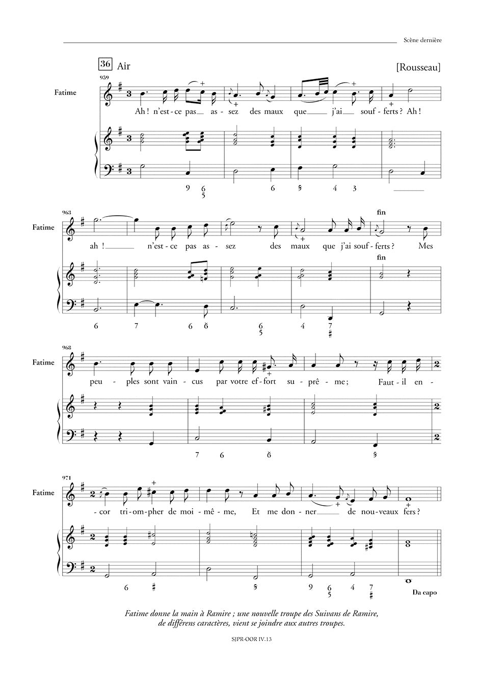 Rameau: Les Fêtes de Ramire, RCT 40