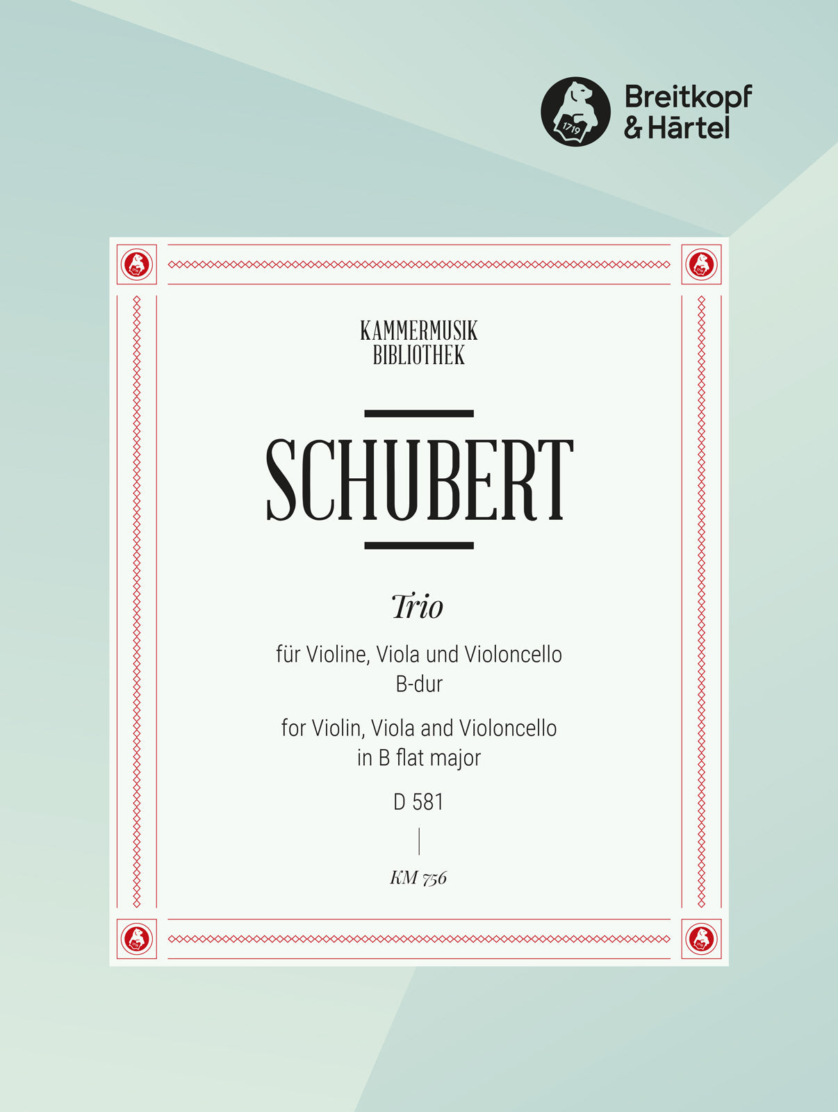 Schubert: String Trio in B-flat Major, D 581 – Ficks Music