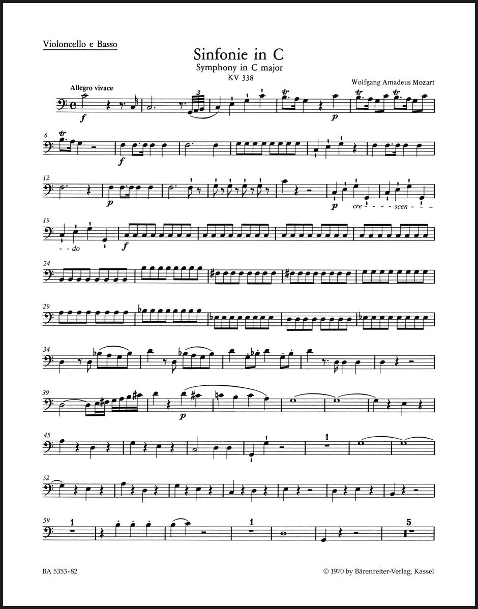 Mozart: Symphony No. 34 in C Major, K. 338