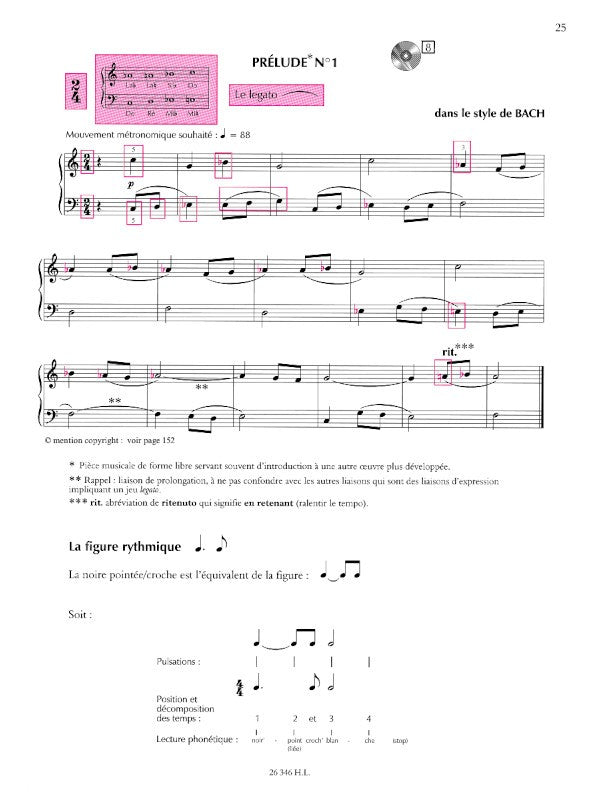 Piano pour adulte débutant