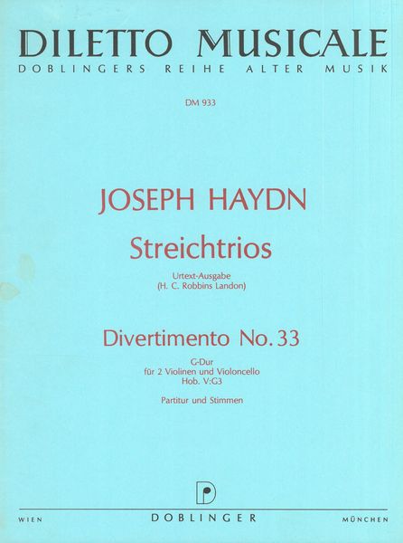 Haydn: Divertimento in G Major, Hob. V:G3