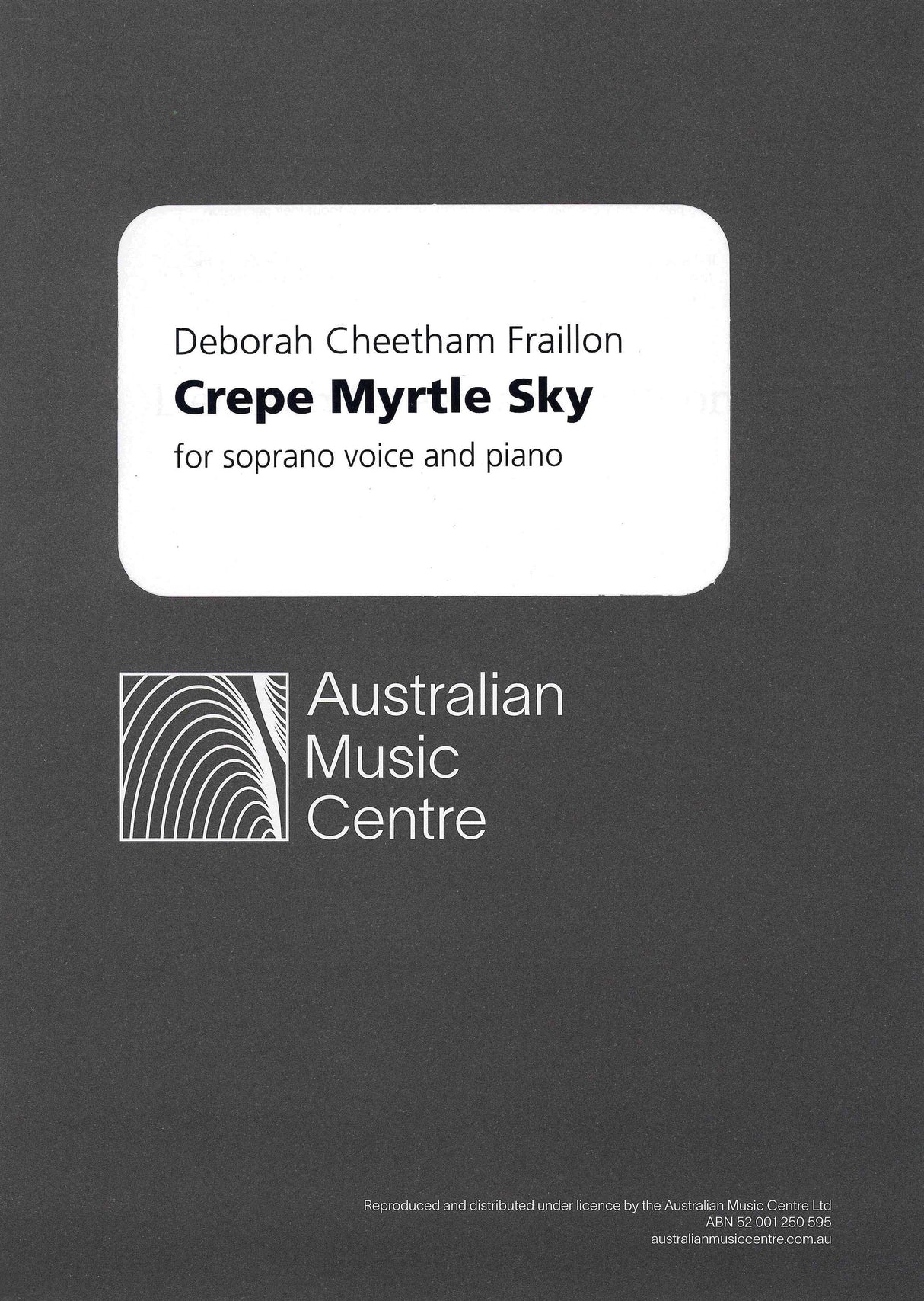 Cheetham Fraillon: Crepe Myrtle Sky